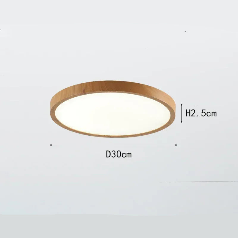 Luminaire bois - LED Plafonnier