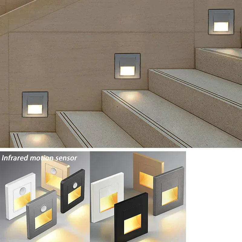 Applique murale escalier design LED utilisée comme éclairage décoratif mural