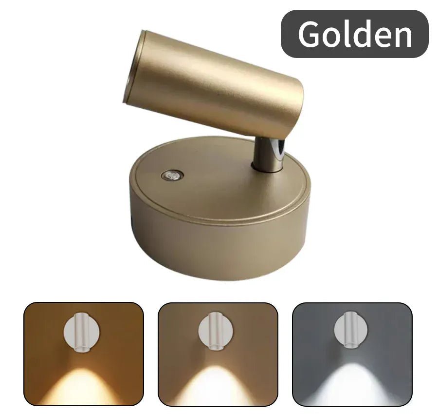 Applique murale intérieur LED finition bois clair, lampe murale décorative