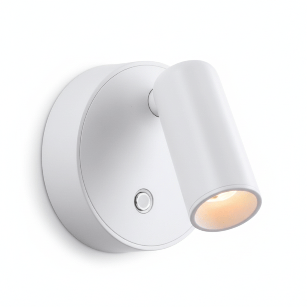 Applique murale intérieur LED design LUMINORA blanche, lampe murale moderne pour éclairage intérieur