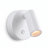 Applique murale intérieur LED design LUMINORA blanche, lampe murale moderne pour éclairage intérieur