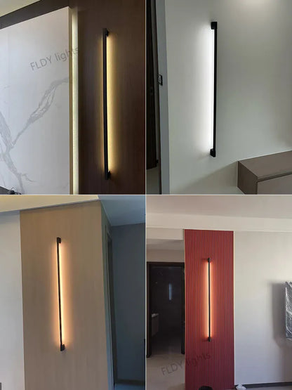 Applique murale salon LED créant une ambiance lumineuse intérieure