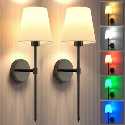 Applique murale sans fil LED multicolore pour créer différentes ambiances lumineuses dans la maison