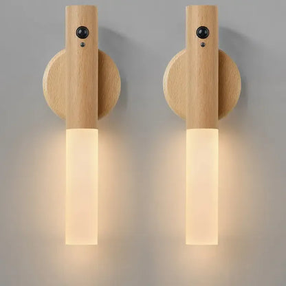 lot de 2 appliques tete de lit murales en bois, eclairage symetrique pour chambre adulte