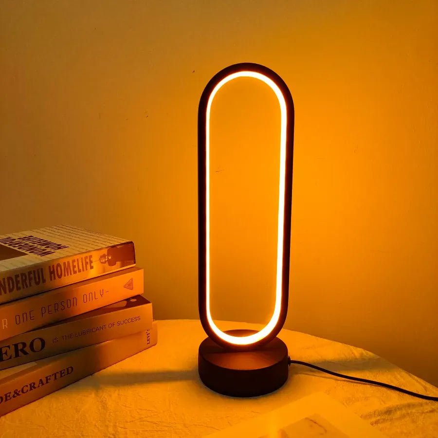 Lampe de chevet LED lumière chaude pour chambre à coucher, ambiance cosy et relaxante