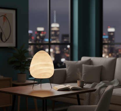 Lampe de bureau vintage pour coin lecture, éclairage doux idéal pour salon ou chambre.