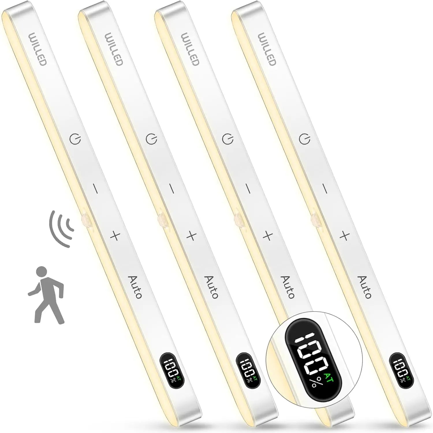 Lampe de chevet murale LED en lot avec plusieurs barres lumineuses