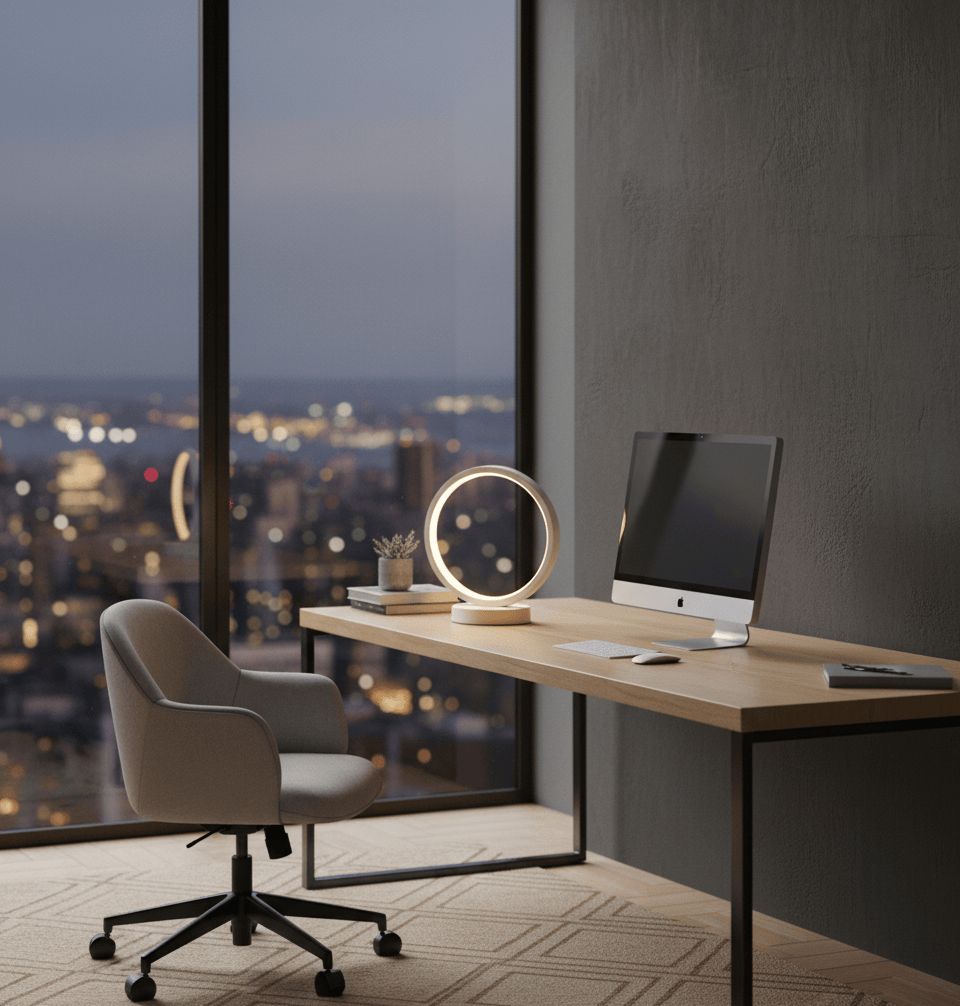 Lampe de chevet originale LED pour bureau moderne