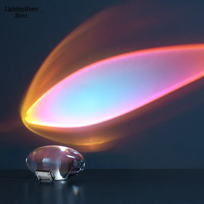 Lampe de chevet sans fil LED avec effet lumineux coloré