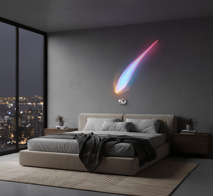 Lampe de chevet sans fil LED avec support et accessoires
