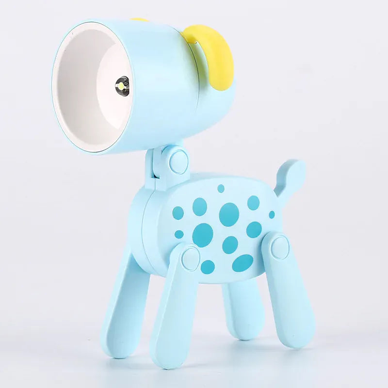 Lampe enfant LED en forme de cerf bleu, veilleuse douce pour chambre enfant