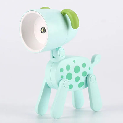 Lampe enfant LED en forme de cerf vert, veilleuse douce pour chambre enfant