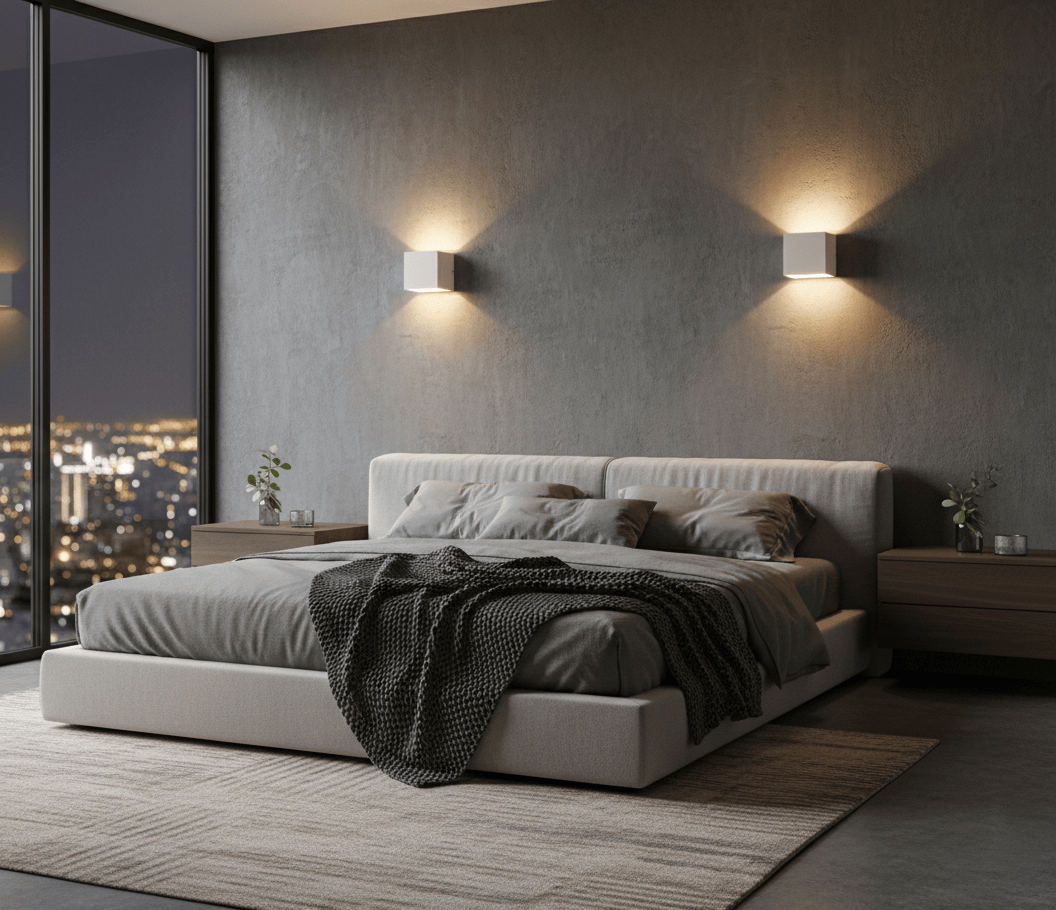 Applique murale LED cubique
