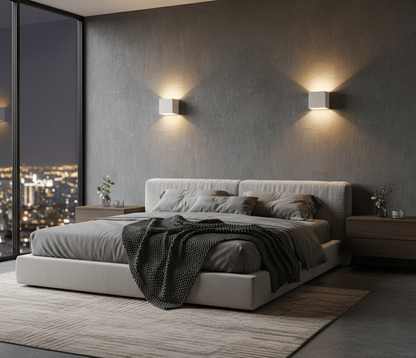 Applique murale LED cubique