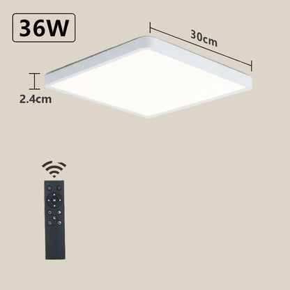 Luminaire mural carré 36W avec contrôle via télécommande