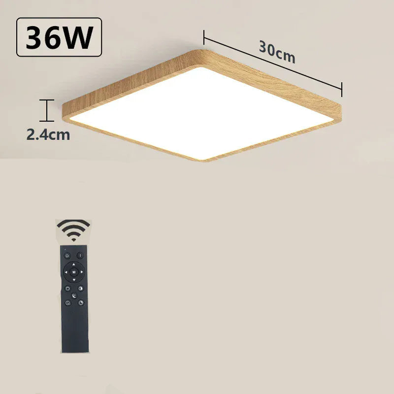 Luminaire mural 36W avec dimensions et télécommande incluse