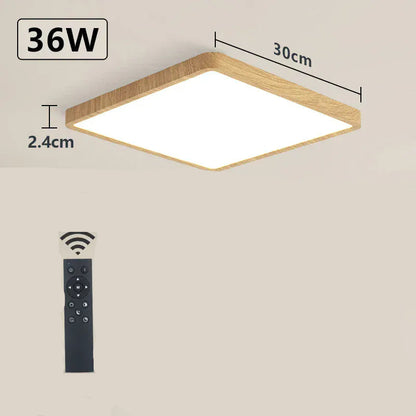 Luminaire mural 36W avec dimensions et télécommande incluse