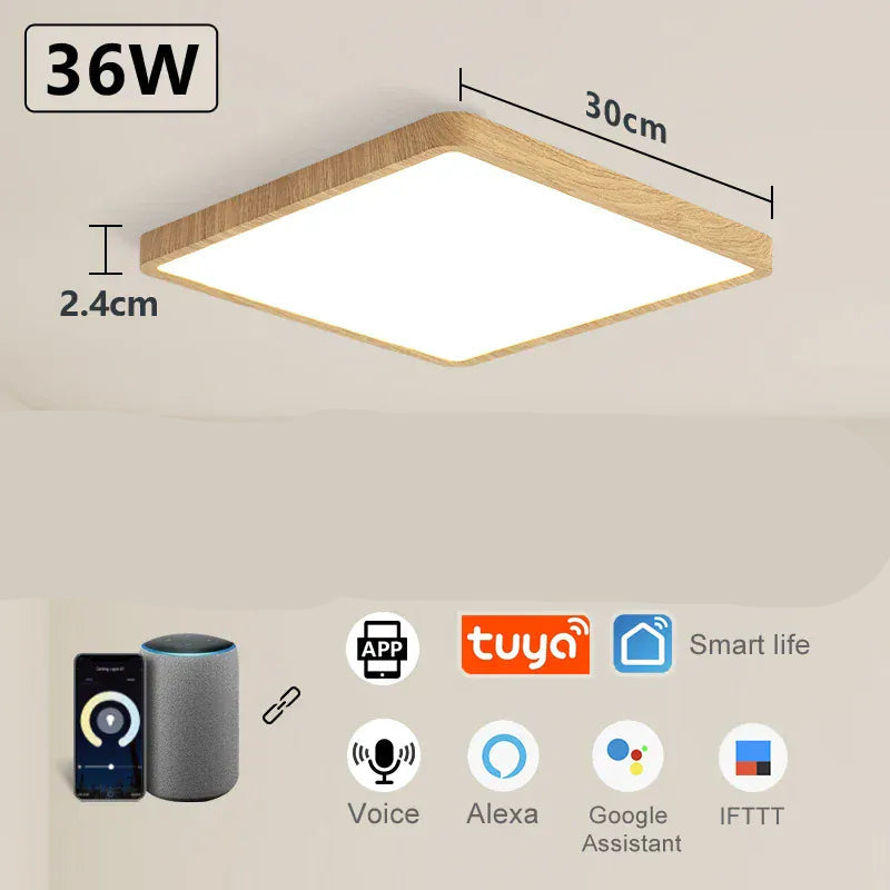 Luminaire mural intelligent compatible Tuya, Alexa et Google Assistant