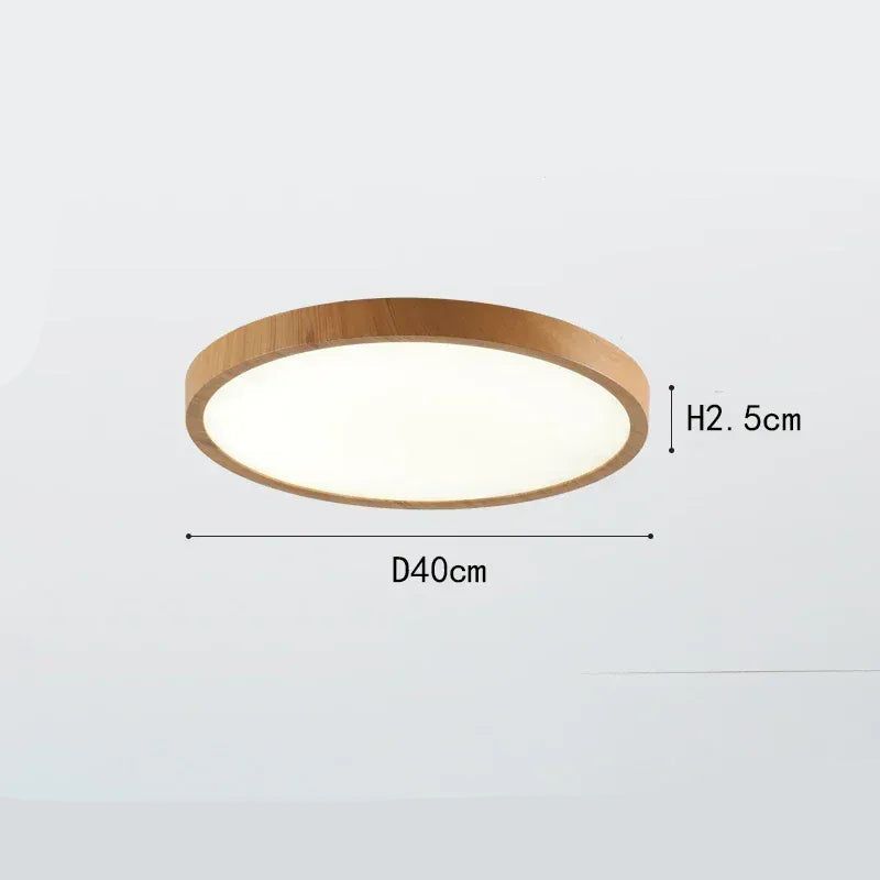 Luminaire bois - LED Plafonnier