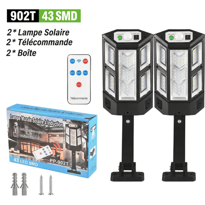Lampe extérieur solaire détecteur de mouvement