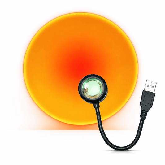 Lampe de chevet LED projection sunset multicolore avec télécommande, lumière d’ambiance pour chambre et salon