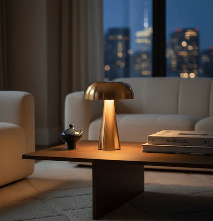Lampe champignon vintage - capteur tactile