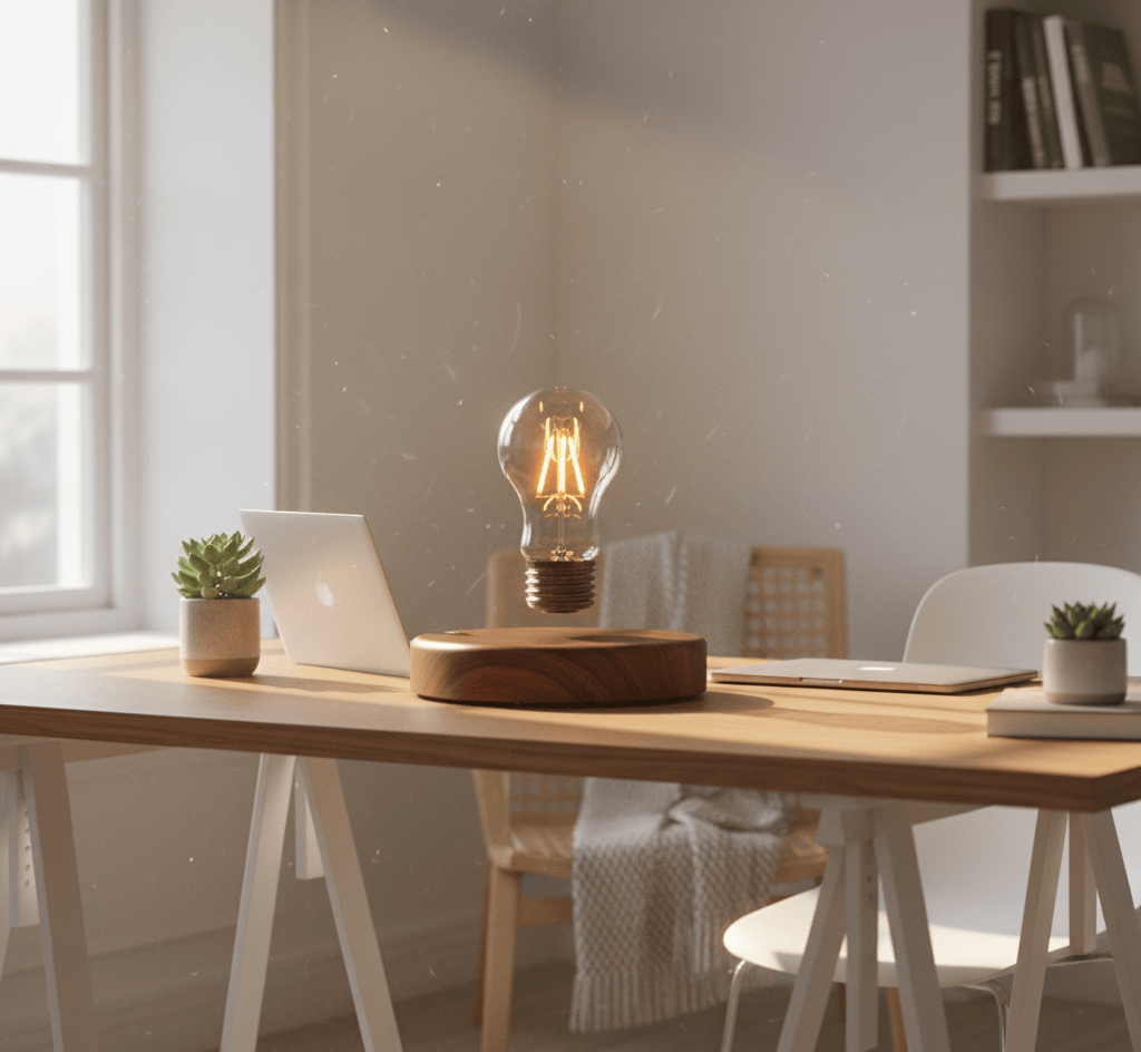 Lampe de chevet moderne design bois épuré
