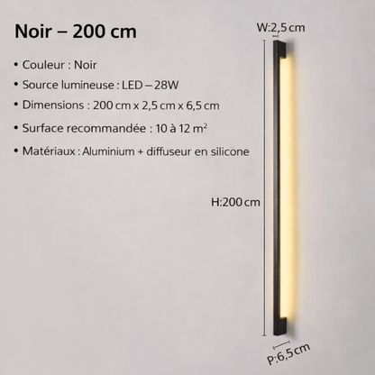 Applique murale salon LED – différentes tailles disponibles