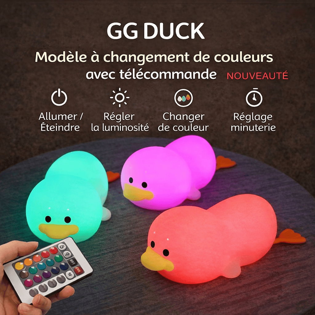 Lampe de chevet enfant LED avec plusieurs couleurs