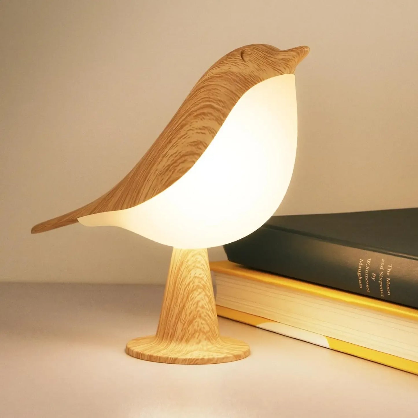 Lampe de chevet LED oiseau sans fil